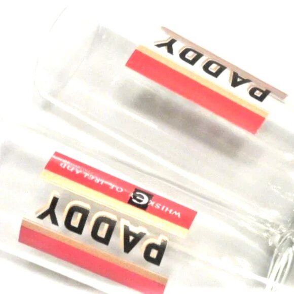 2 Paddy WHISKEY of IRELAND Whiskey Glass Vintage Shot Glass Barware Mancave - Picture 2 of 5